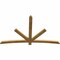 Ekena Millwork Alberta Rough Sawn Timber Gable Bracket, Western Red Cedar, 84"W x 53"H x 2"D x 4"F, 15/12 Pitch GBW084X53X0204ALB00RWR - alternate 3